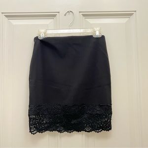 High Waisted Lace mini skirt
